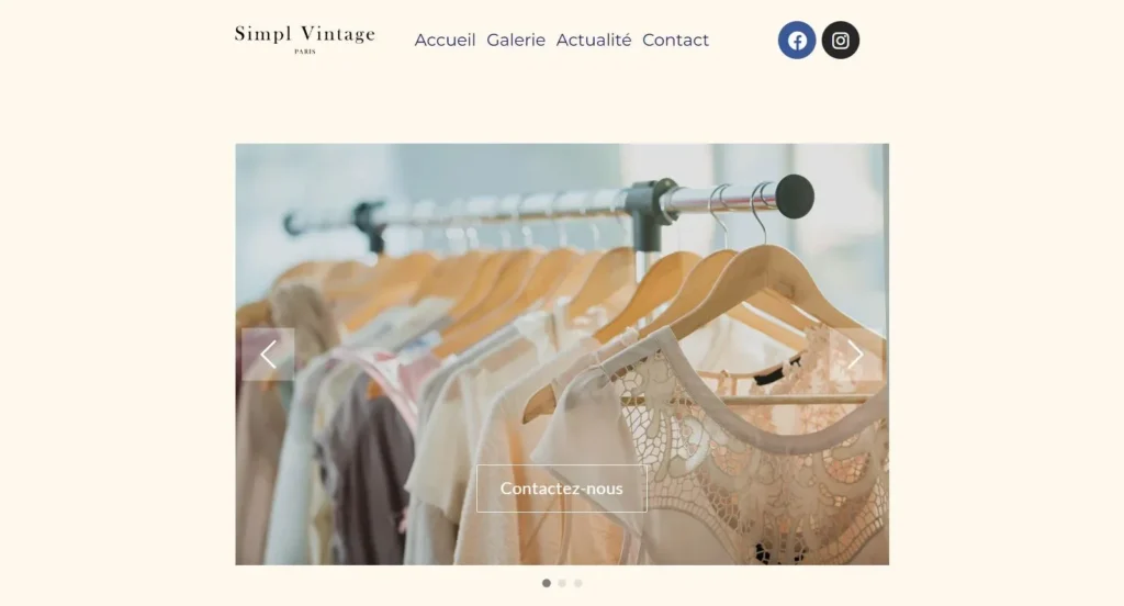 visuel site Simpl Vintage